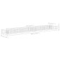 vidaXL Arriate de gaviones de acero galvanizado 180x30x10 cm vidaXL Arriate de gaviones de acero galvanizado 180x30x10 cm