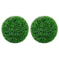 vidaXL Bolas de boj artificial 2 unidades 55 cm