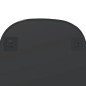 vidaXL Espejo de pared negro 70x45 cm vidaXL Espejo de pared negro 70x45 cm
