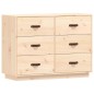 vidaXL Aparador madera maciza de pino 100x40x75 cm vidaXL Aparador madera maciza de pino 100x40x75 cm