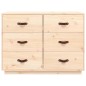 vidaXL Aparador madera maciza de pino 100x40x75 cm vidaXL Aparador madera maciza de pino 100x40x75 cm