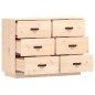 vidaXL Aparador madera maciza de pino 100x40x75 cm vidaXL Aparador madera maciza de pino 100x40x75 cm