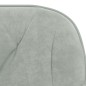 vidaXL Sillas de comedor 2 unidades terciopelo gris claro vidaXL Sillas de comedor 2 unidades terciopelo gris claro