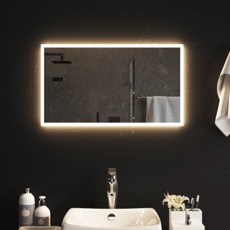 vidaXL Espejo de baño con LED 70x40 cm