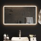 vidaXL Espejo de baño con LED 90x50 cm vidaXL Espejo de baño con LED 90x50 cm