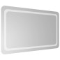 vidaXL Espejo de baño con LED 100x60 cm vidaXL Espejo de baño con LED 100x60 cm