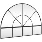 vidaXL Espejo de pared arco de hierro negro 100x70 cm vidaXL Espejo de pared arco de hierro negro 100x70 cm