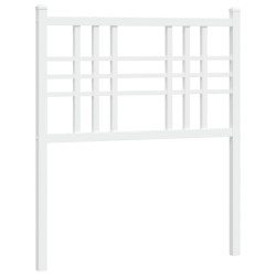 vidaXL Cabecero de metal blanco 75 cm