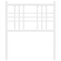 vidaXL Cabecero de metal blanco 75 cm vidaXL Cabecero de metal blanco 75 cm
