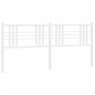vidaXL Cabecero de metal blanco 180 cm vidaXL Cabecero de metal blanco 180 cm