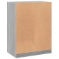 vidaXL Armario de madera de ingeniería gris Sonoma 77x48x102 cm vidaXL Armario de madera de ingeniería gris Sonoma 77x48x102 cm