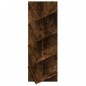 vidaXL Estantería de pared 4 niveles roble ahumado 33x16x90 cm vidaXL Estantería de pared 4 niveles roble ahumado 33x16x90 cm