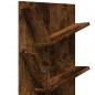vidaXL Estantería de pared 4 niveles roble ahumado 33x16x90 cm vidaXL Estantería de pared 4 niveles roble ahumado 33x16x90 cm