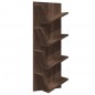 vidaXL Estantería de pared 4 niveles marrón roble 33x16x90 cm vidaXL Estantería de pared 4 niveles marrón roble 33x16x90 cm