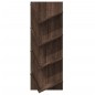 vidaXL Estantería de pared 4 niveles marrón roble 33x16x90 cm vidaXL Estantería de pared 4 niveles marrón roble 33x16x90 cm