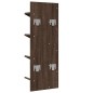 vidaXL Estantería de pared 4 niveles marrón roble 33x16x90 cm vidaXL Estantería de pared 4 niveles marrón roble 33x16x90 cm