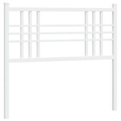 vidaXL Cabecero de metal blanco 100 cm