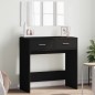 vidaXL Tocador con espejo negro 80x39x80 cm vidaXL Tocador con espejo negro 80x39x80 cm