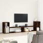 vidaXL Muebles de TV 2 uds madera ingeniería roble ahumado 100x30x50cm vidaXL Muebles de TV 2 uds madera ingeniería roble ahumado 100x30x50cm