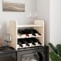 vidaXL Botellero con tablero superior madera maciza pino 43x25x37 cm vidaXL Botellero con tablero superior madera maciza pino 43x25x37 cm