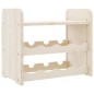 vidaXL Botellero con tablero superior madera maciza pino 43x25x37 cm vidaXL Botellero con tablero superior madera maciza pino 43x25x37 cm