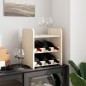 vidaXL Botellero con tablero superior madera maciza pino 33x25x37 cm vidaXL Botellero con tablero superior madera maciza pino 33x25x37 cm