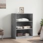 vidaXL Armario de madera de ingeniería gris hormigón 77x48x102 cm vidaXL Armario de madera de ingeniería gris hormigón 77x48x102 cm