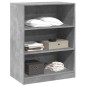vidaXL Armario de madera de ingeniería gris hormigón 77x48x102 cm vidaXL Armario de madera de ingeniería gris hormigón 77x48x102 cm