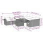 vidaXL Set de sofás de jardín 10 pzas cojines ratán sintético negro vidaXL Set de sofás de jardín 10 pzas cojines ratán sintético negro
