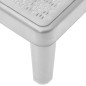 vidaXL Tumbona de polipropileno gris 159x68x83,5 cm