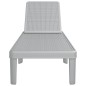 vidaXL Tumbona de polipropileno gris 159x57x83,5 cm vidaXL Tumbona de polipropileno gris 159x57x83,5 cm