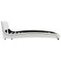 vidaXL Cama con colchón viscoelástico cuero sintético blanco 140x200cm vidaXL Cama con colchón viscoelástico cuero sintético blanco 140x200cm
