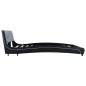 vidaXL Cama con colchón viscoelástico cuero sintético negro 140x200cm 