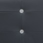 vidaXL Cama con colchón viscoelástico cuero sintético negro 180x200 cm vidaXL Cama con colchón viscoelástico cuero sintético negro 180x200 cm