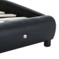 vidaXL Cama con colchón viscoelástico cuero sintético negro 180x200 cm vidaXL Cama con colchón viscoelástico cuero sintético negro 180x200 cm