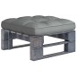 vidaXL Otomana de jardín de palets madera de pino impregnada gris vidaXL Otomana de jardín de palets madera de pino impregnada gris
