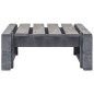 vidaXL Otomana de jardín de palets madera de pino impregnada gris vidaXL Otomana de jardín de palets madera de pino impregnada gris