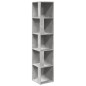 vidaXL Mueble de esquina madera ingeniería gris hormigón 33x33x164,5cm vidaXL Mueble de esquina madera ingeniería gris hormigón 33x33x164,5cm