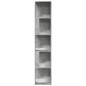 vidaXL Mueble de esquina madera ingeniería gris hormigón 33x33x164,5cm vidaXL Mueble de esquina madera ingeniería gris hormigón 33x33x164,5cm