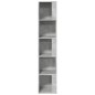 vidaXL Mueble de esquina madera ingeniería gris hormigón 33x33x164,5cm vidaXL Mueble de esquina madera ingeniería gris hormigón 33x33x164,5cm