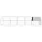 vidaXL Jaula gallinero de exterior de acero galvanizado 3x10x2 m