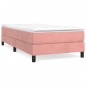 vidaXL Cama box spring con colchón terciopelo rosa 80x200 cm vidaXL Cama box spring con colchón terciopelo rosa 80x200 cm