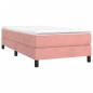 vidaXL Cama box spring con colchón terciopelo rosa 80x200 cm vidaXL Cama box spring con colchón terciopelo rosa 80x200 cm