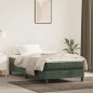 vidaXL Cama box spring con colchón terciopelo verde oscuro 80x200 cm vidaXL Cama box spring con colchón terciopelo verde oscuro 80x200 cm