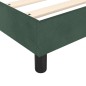 vidaXL Cama box spring con colchón terciopelo verde oscuro 80x200 cm vidaXL Cama box spring con colchón terciopelo verde oscuro 80x200 cm