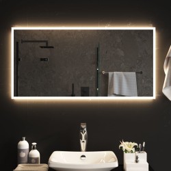 vidaXL Espejo de baño con LED 50x100 cm