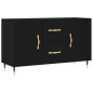 vidaXL Aparador de madera de ingeniería negro 100x36x60 cm vidaXL Aparador de madera de ingeniería negro 100x36x60 cm