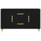 vidaXL Aparador de madera de ingeniería negro 100x36x60 cm vidaXL Aparador de madera de ingeniería negro 100x36x60 cm