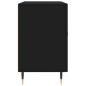 vidaXL Aparador de madera de ingeniería negro 100x36x60 cm vidaXL Aparador de madera de ingeniería negro 100x36x60 cm