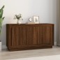vidaXL Aparador madera contrachapada marrón roble 102x35x55 cm vidaXL Aparador madera contrachapada marrón roble 102x35x55 cm